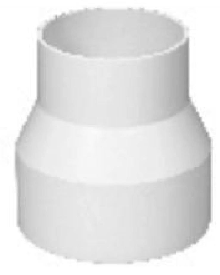 Reducido PVC 3" X 2"