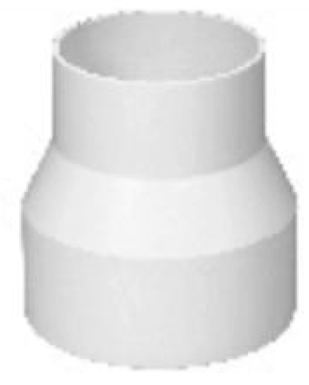 Reducido PVC 3" X 2"